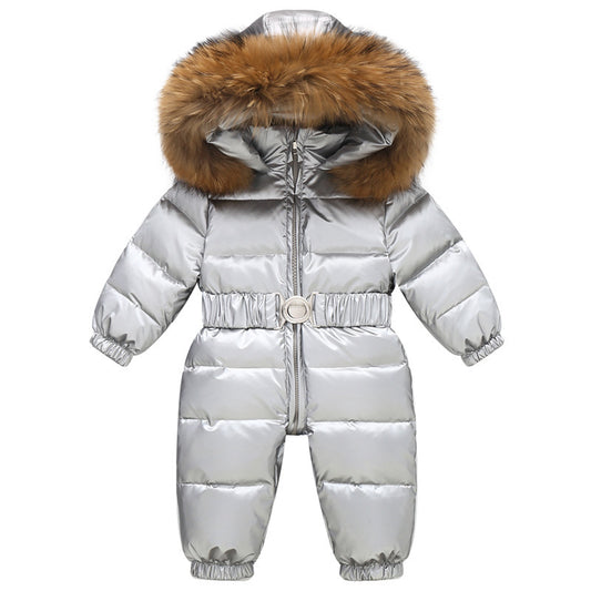 Children's Down Jacket Outdoor Ski Suit Thickened