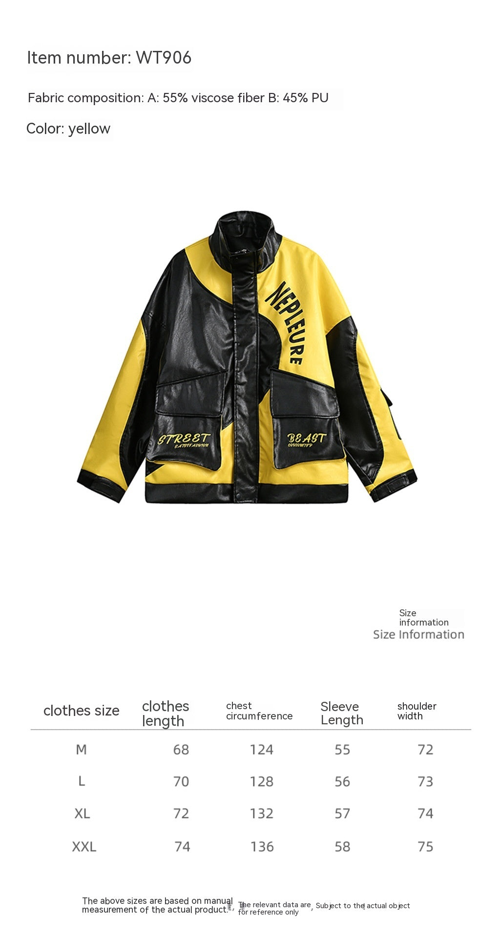 Autumn New American Stitching Letter Jacket