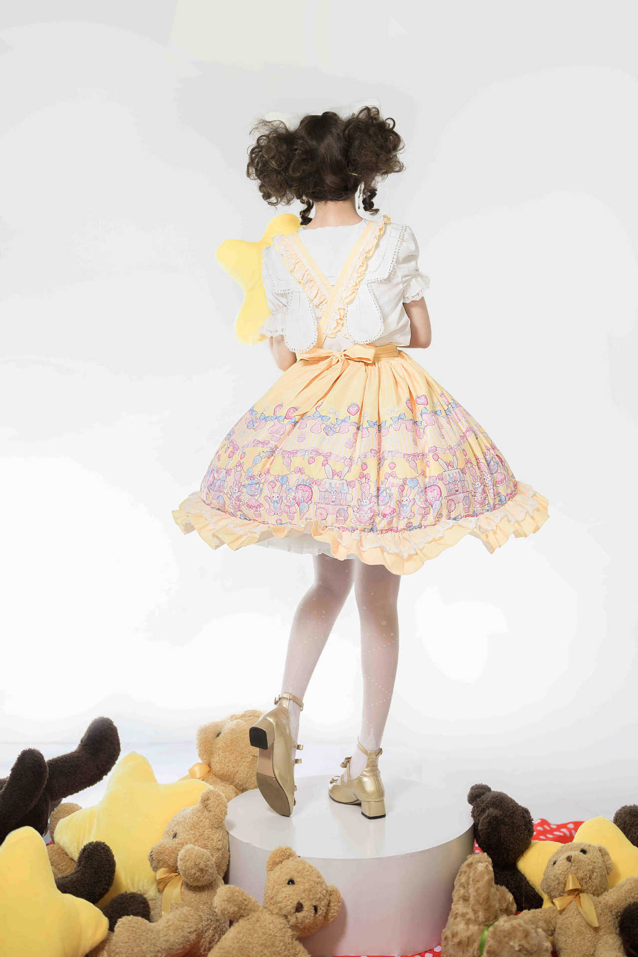 Lolita Suspender Skirt Ice Cream Rabbit Jsk Cute Soft Cute Dress