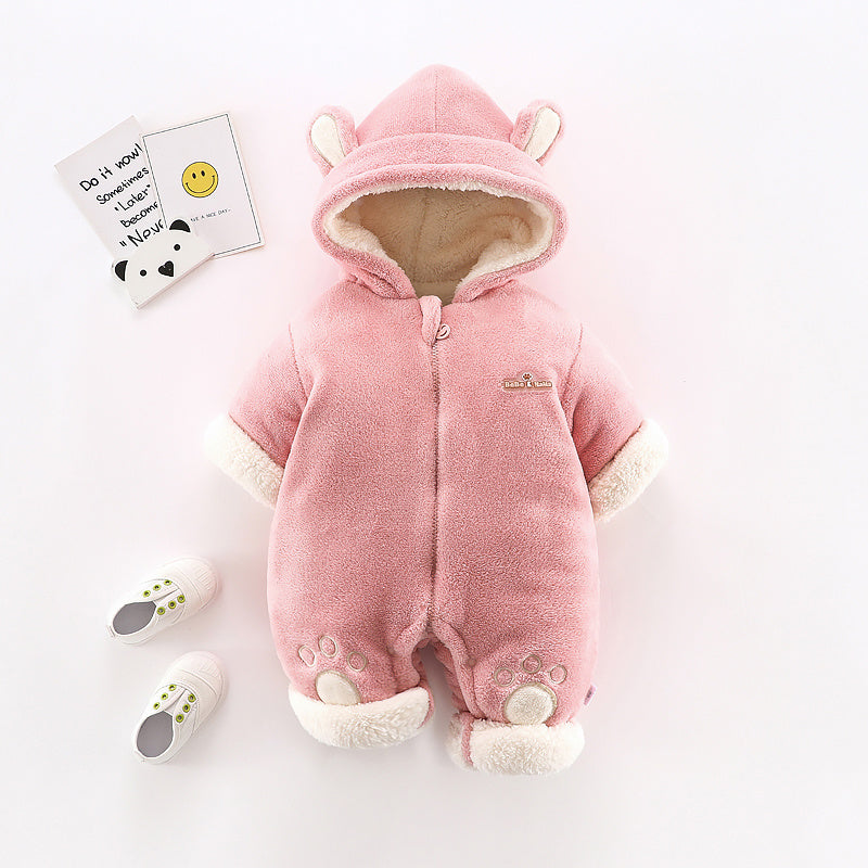 Baby Thickened Cotton Clothes Outwear Suit