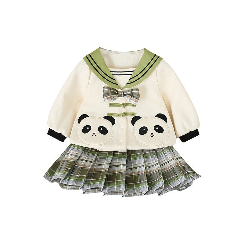 Children's Clothing Autumn New Girls' Dress JK College Style Children's Uniform Skirt