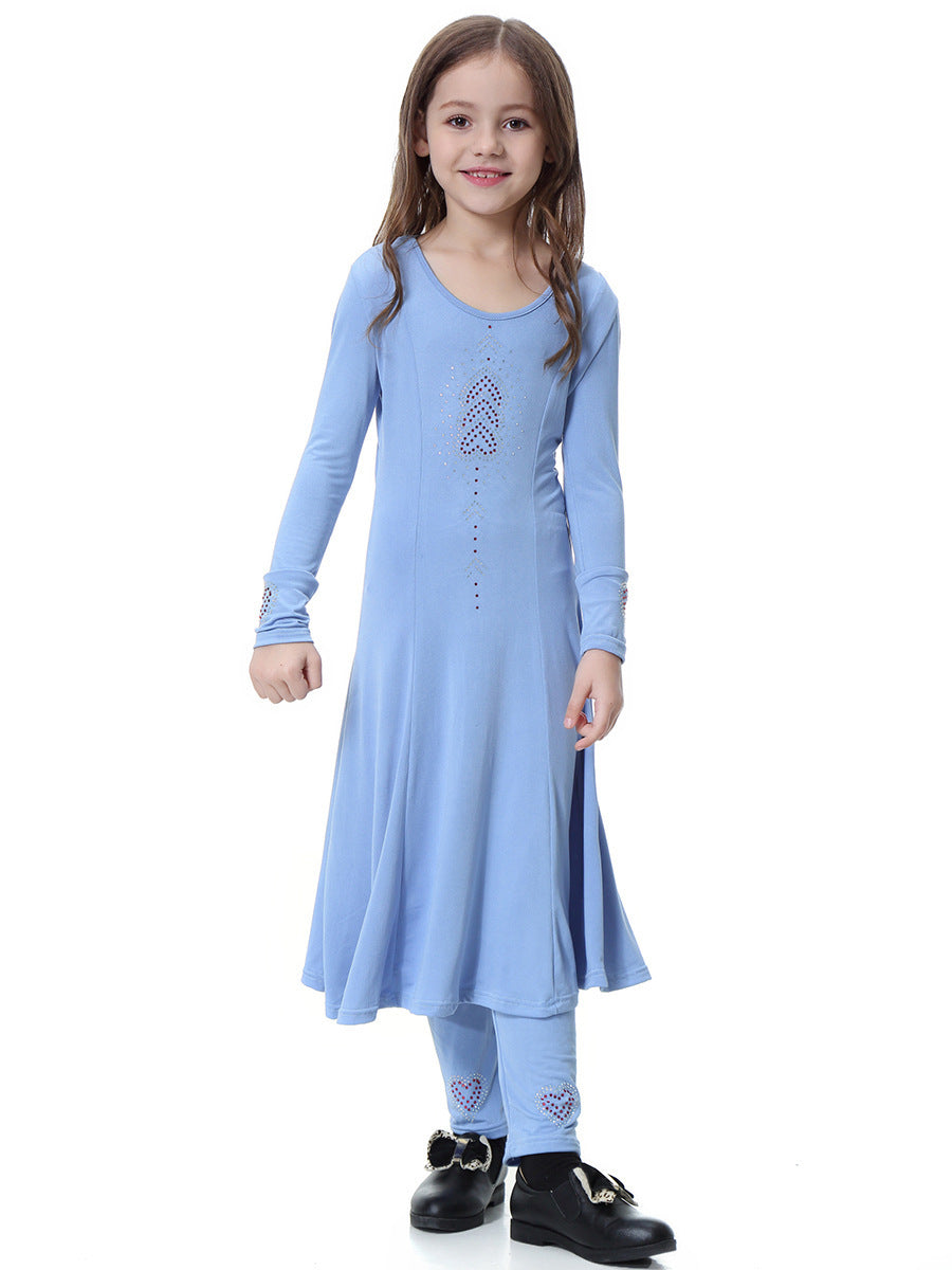 Robe ensemble de personnalité de la mode pour filles