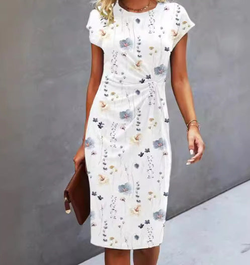 Women's Fashion Personality Vintage Floral Dress