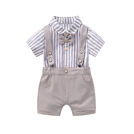 Ropa infantil de verano traje de caballero.