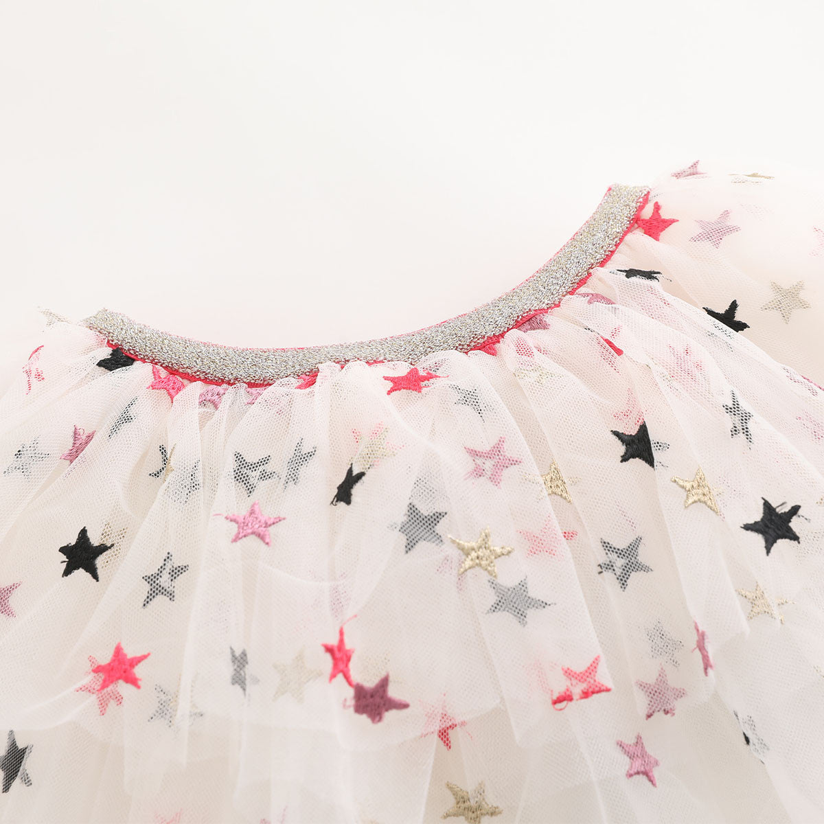 Girls' star mesh skirt