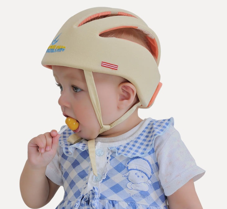 Casque de sécurité pour bébé, chapeau de protection pour nourrissons, doux et réglable pour ramper, marche, course à pied, jeu en plein air