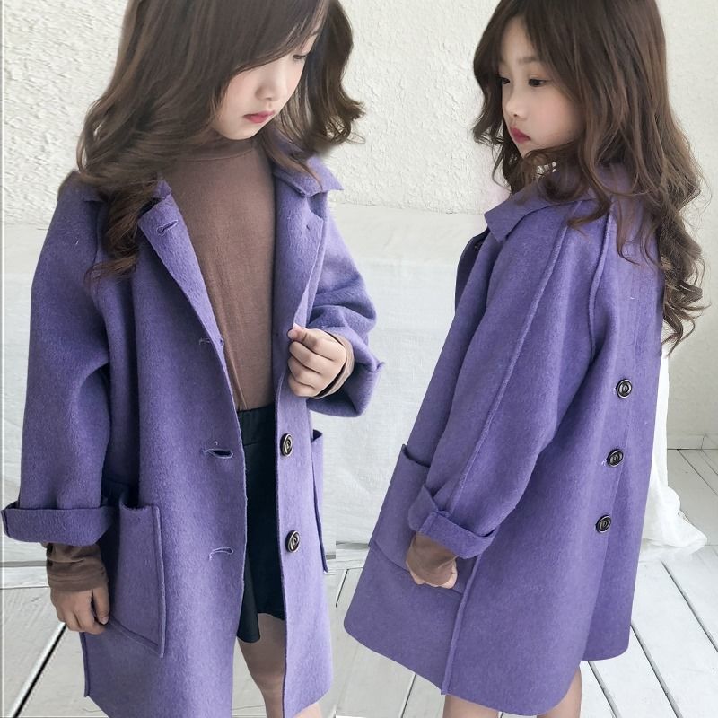 Children's Woolen Coat For Autumn And Winter