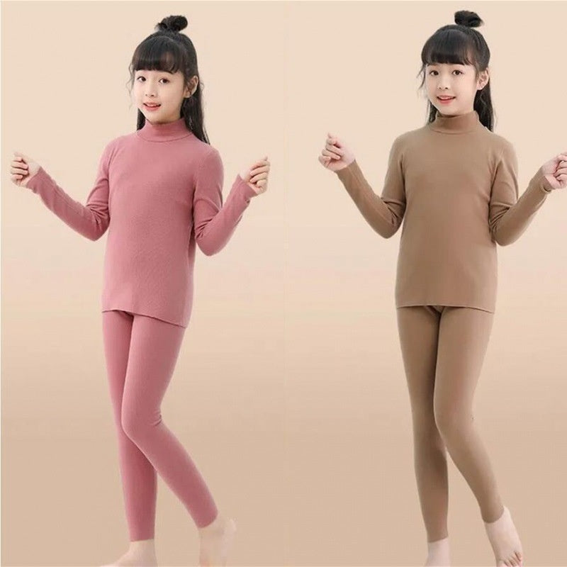 Children's Thermal Underwear Set Dralon Heating