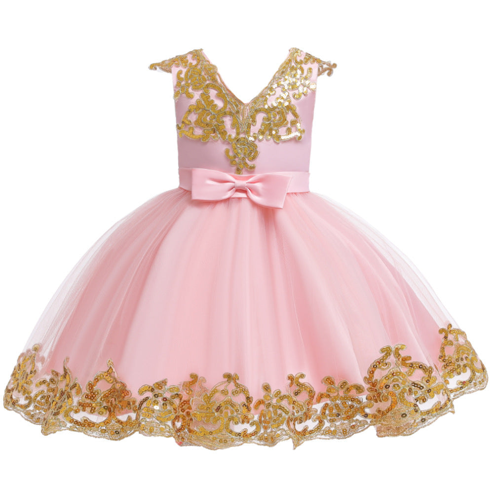 Children's Dress Princess Sequins Tulle Tutu Skirt