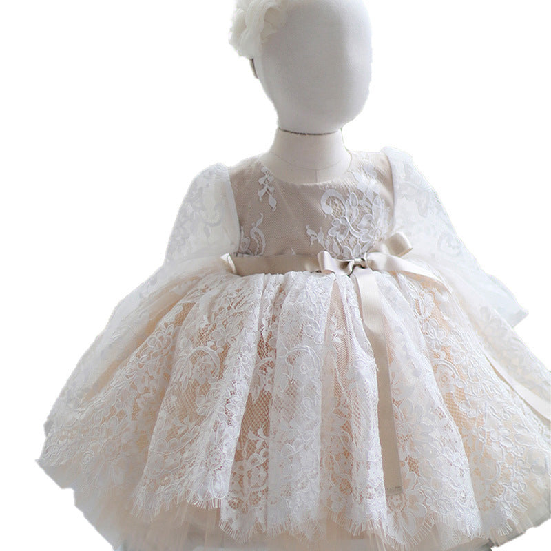 Robe princesse à manches longues pour bébé