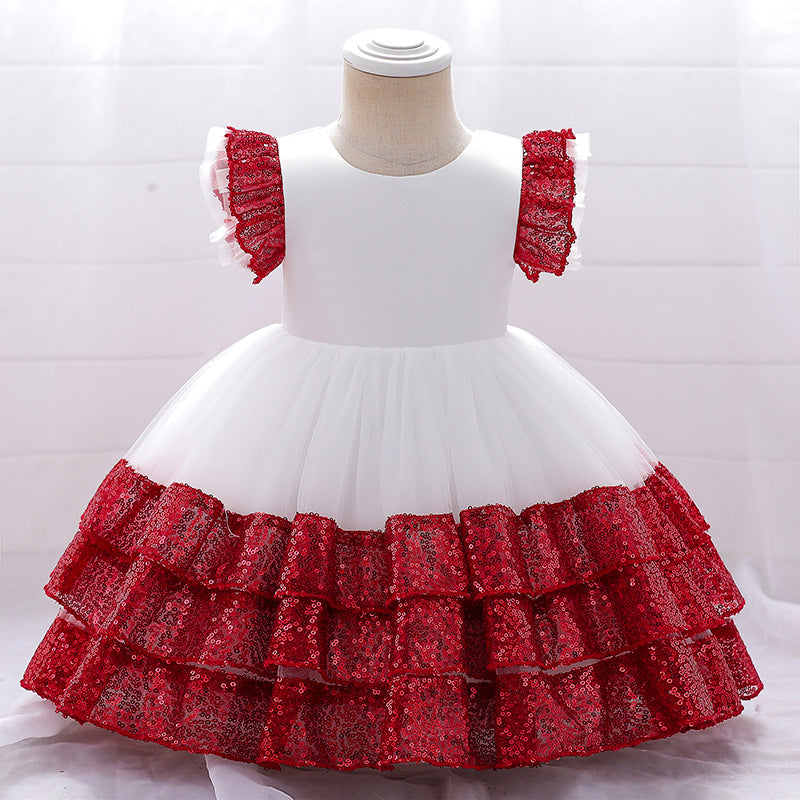 Robe à paillettes pour enfants Performance Mesh