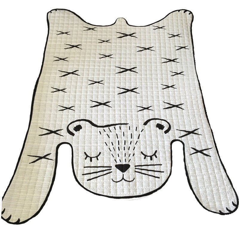 Jouets bébé tapis de jeu enfants tapis tigre blanc tapis en peluche pour salon décoration tapis de sol tapis de développement pour les enfants