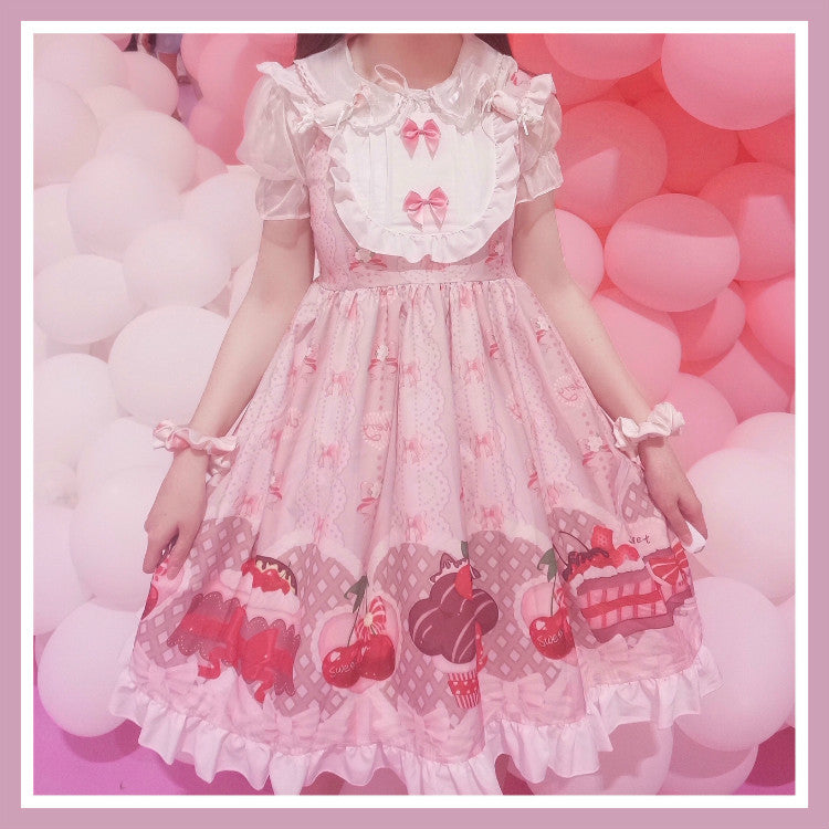 Afternoon Tea Japanese Cute Suspender Jsk Dress