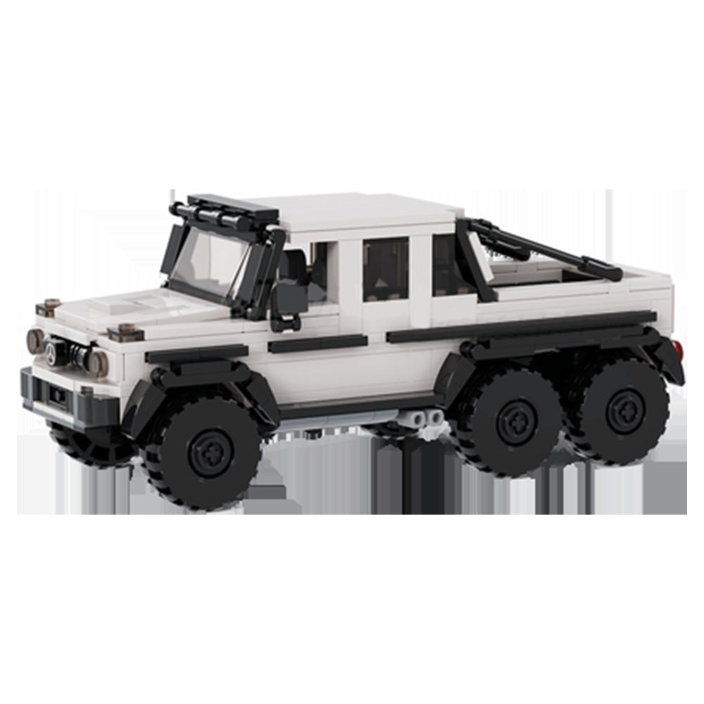 Modèle de blocs de construction de voiture Puzzle G63amg6x6