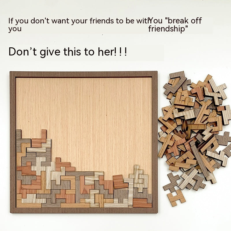 Wooden Super Difficult Smart Block Puzzle