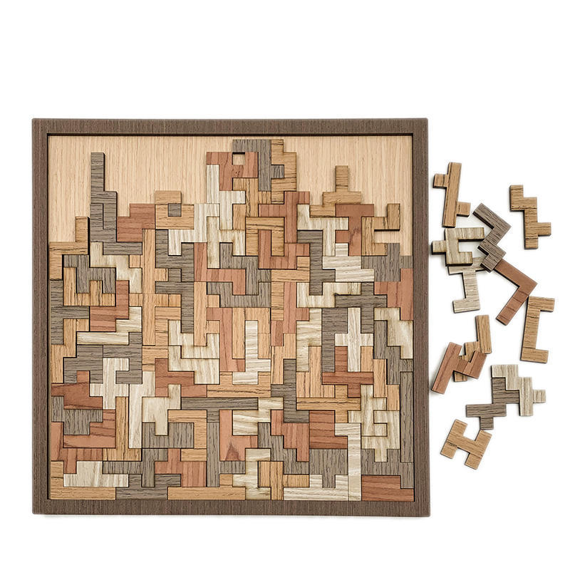 Puzzle de blocs intelligents en bois super difficile