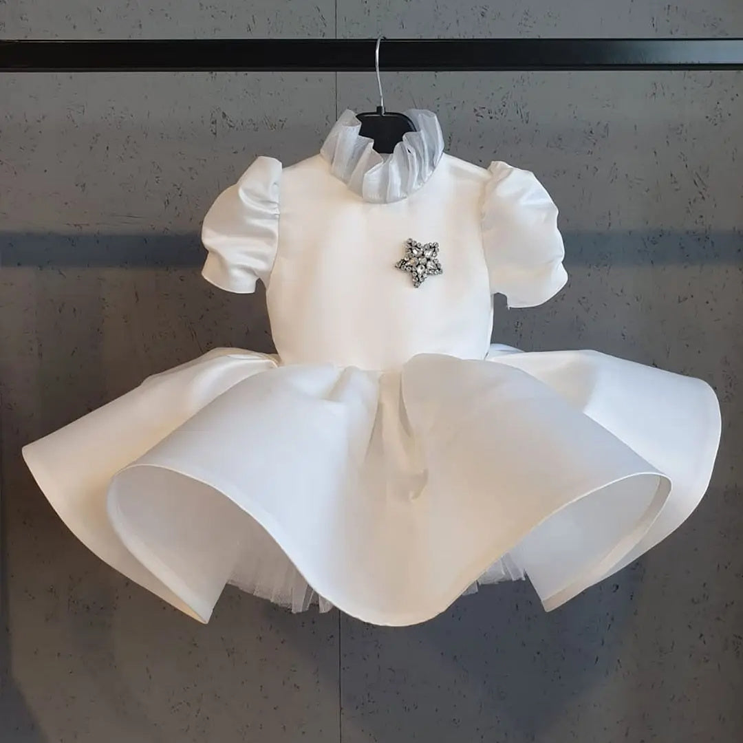 Robe d'anniversaire pour filles, robe de princesse bouffante en gaze