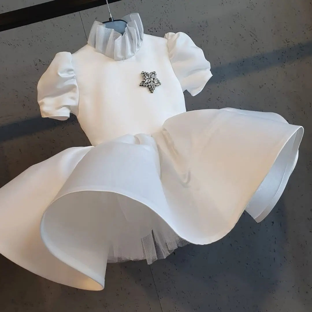 Robe d'anniversaire pour filles, robe de princesse bouffante en gaze