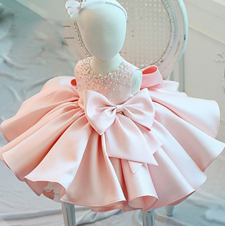 Robe de princesse pour bébé d'un an, jupe d'anniversaire pour filles