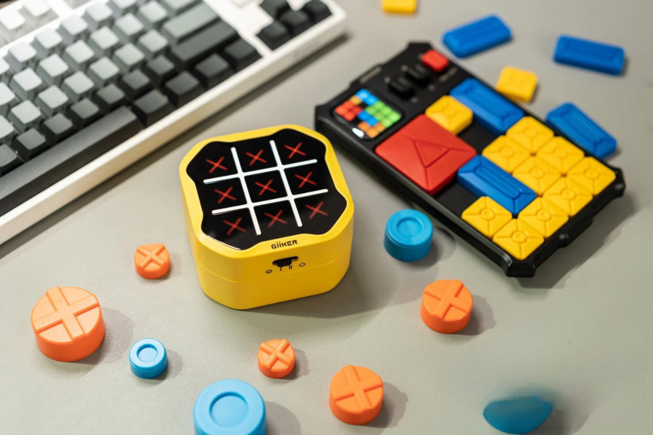 Colección de ajedrez todo en uno Tictactoe, divertidos juguetes educativos electrónicos para niños