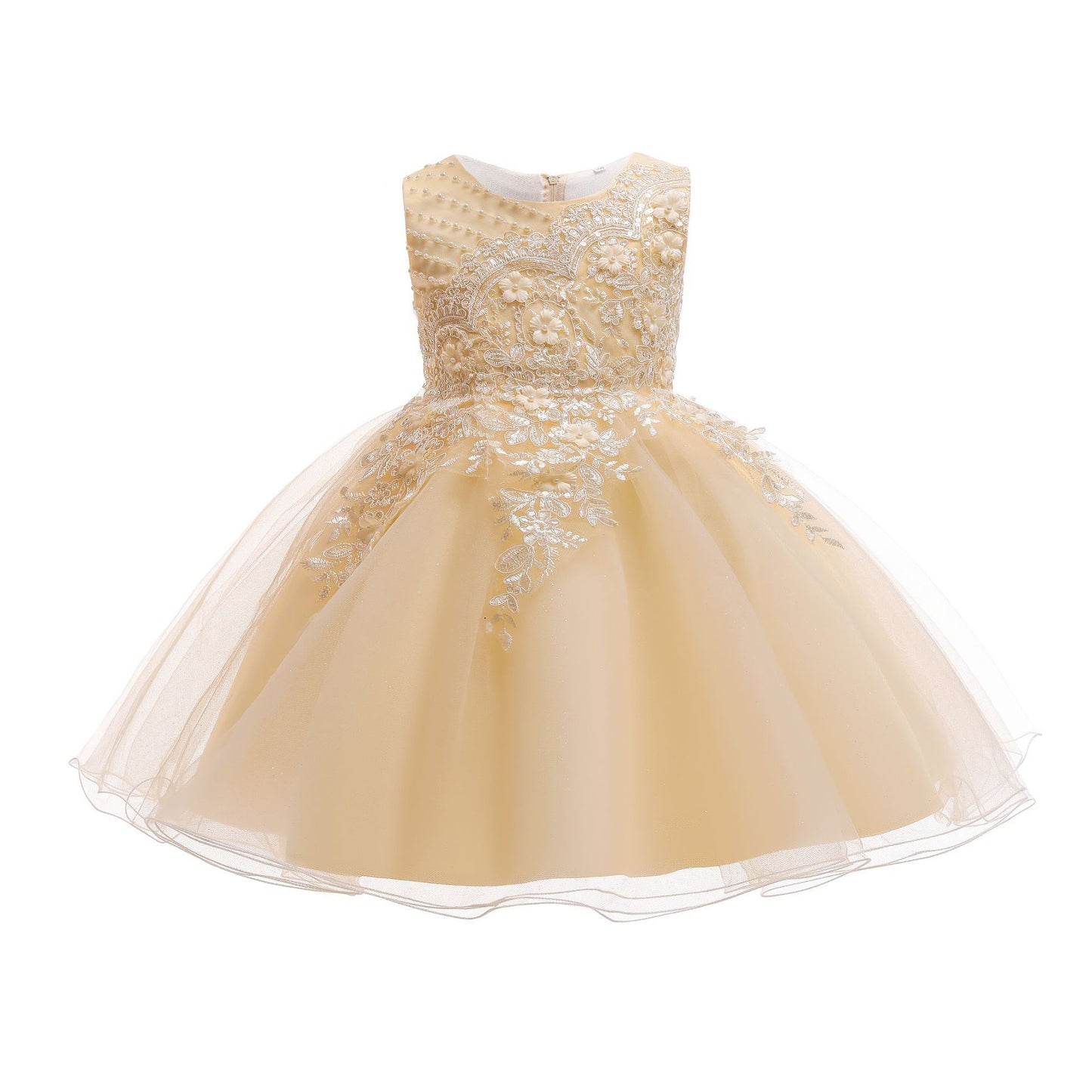 Middle-aged Children's Fluffy Wedding Princess Dress