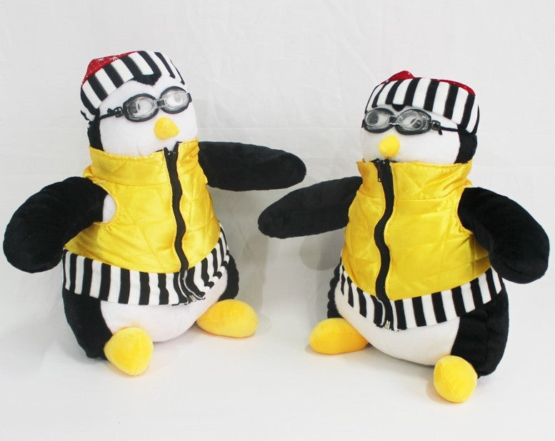 Sérieux Joey's HUGSY jouets en peluche pingouin Rachel peluche poupée jouets pour enfants enfants anniversaire cadeau de noël 18 