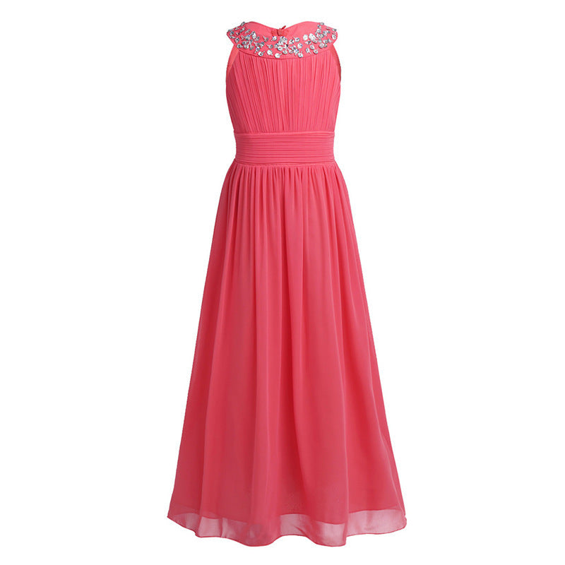 Robe d'anniversaire pour fille, tenue de princesse, concours de piano