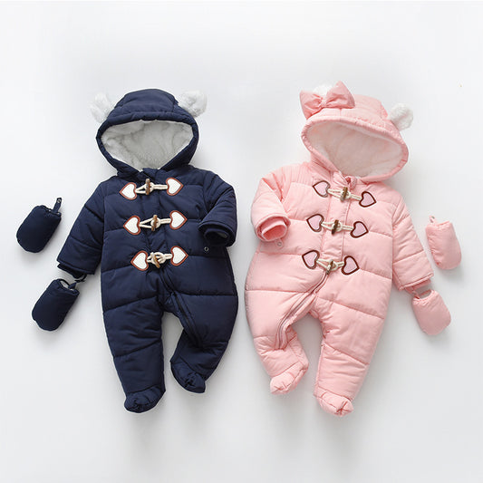 Hayi – combinaison pour bébé, vêtements avec boucle en corne, costume rampant pour bébé