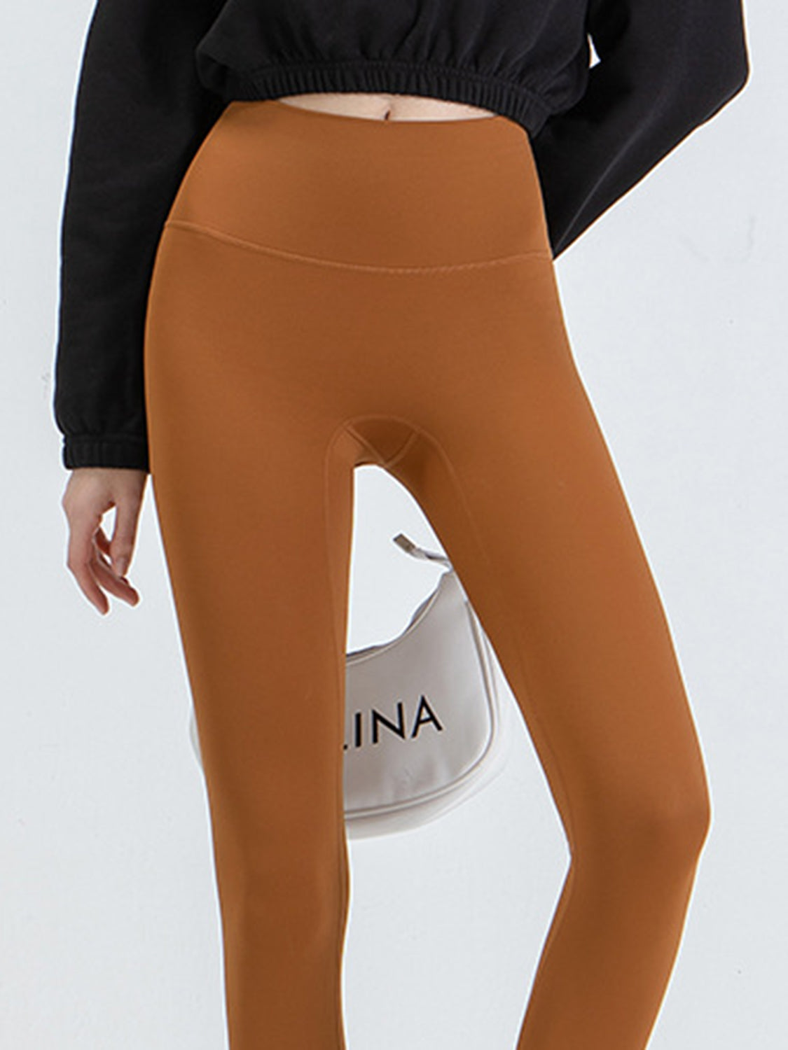 Leggings deportivos con cintura ancha