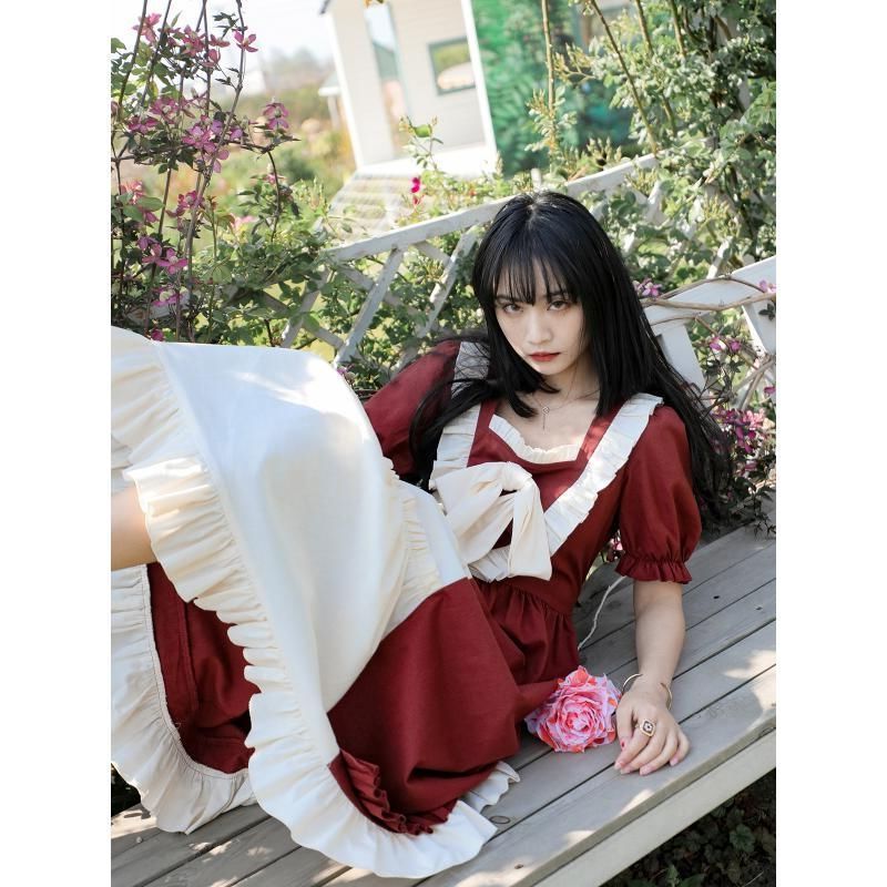 Jupe Lolita japonaise mignonne Loli taille taille robe Lolita