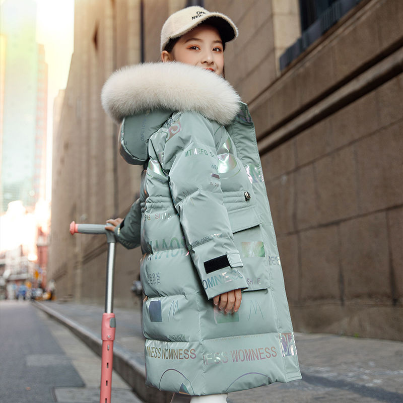 Children's Long Winter Down Padded Coat