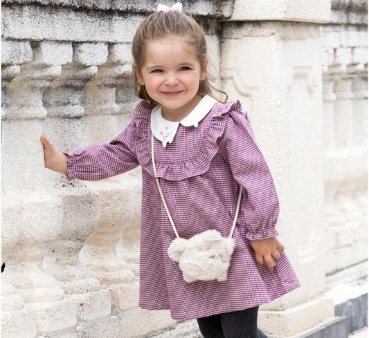 Robe de princesse en coton de style occidental pour filles, automne