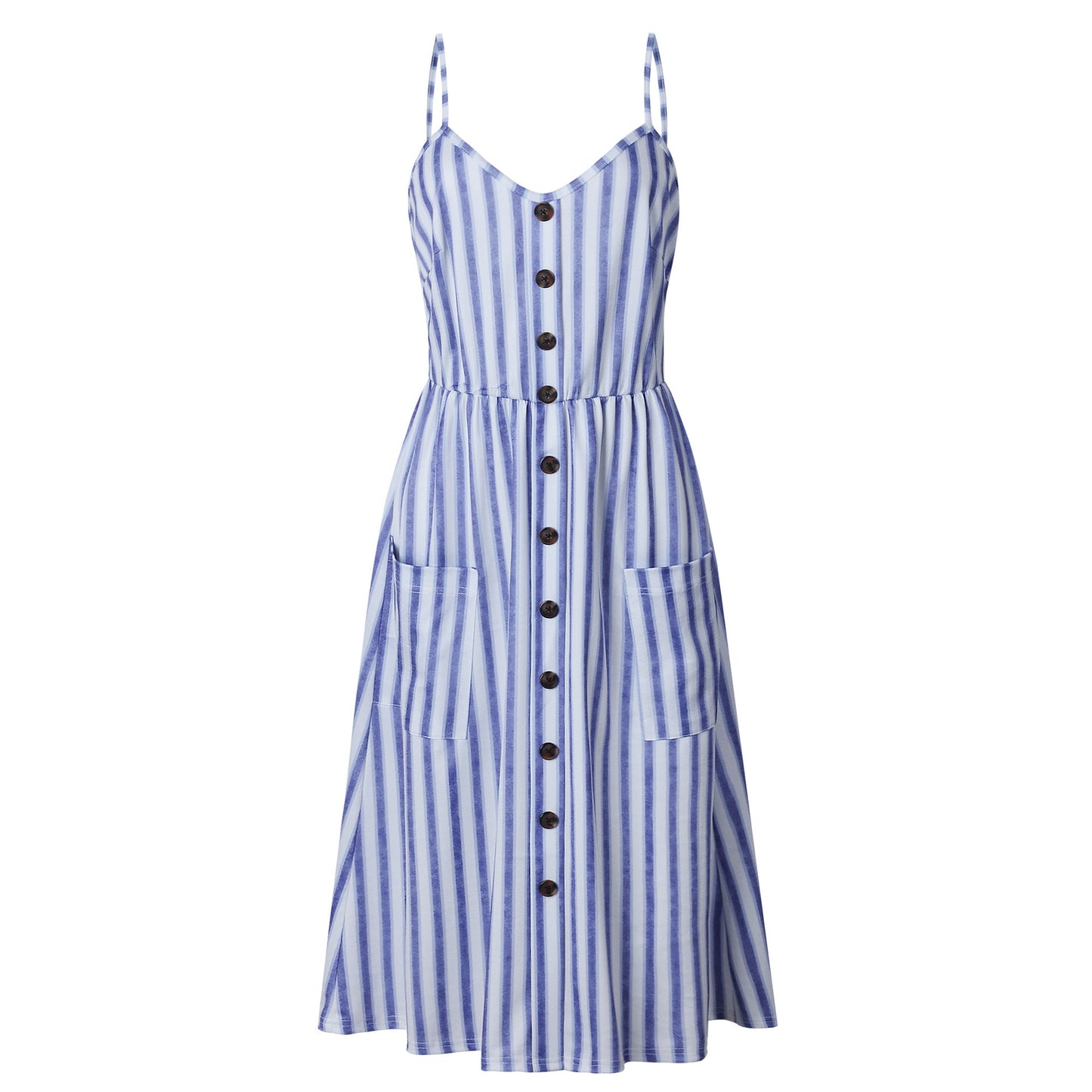 Robe fleurie à bretelles tendance pour femme