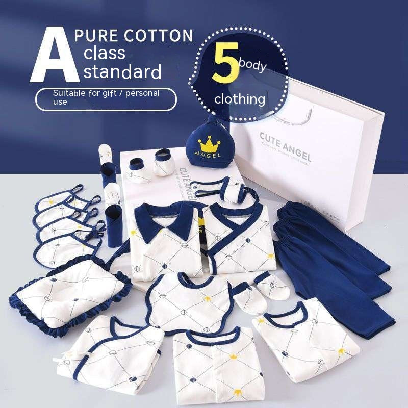 Vêtements pour bébés, costume en pur coton pour nouveau-né, coffret cadeau