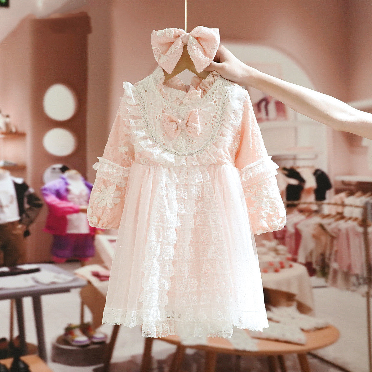 Robe de princesse d'automne décontractée et mignonne pour enfants