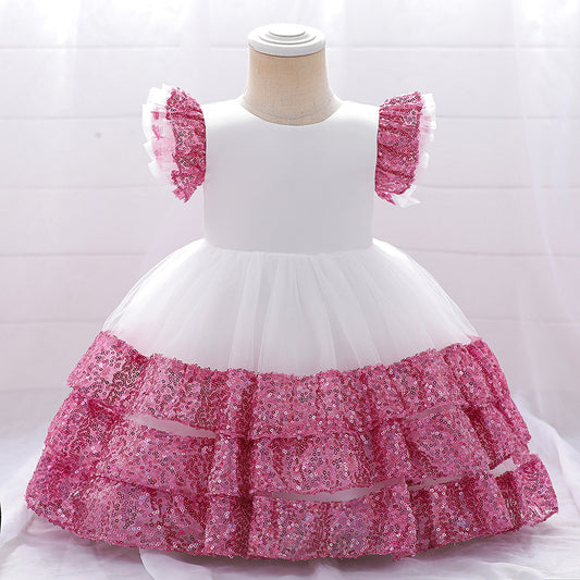 Robe à paillettes pour enfants Performance Mesh