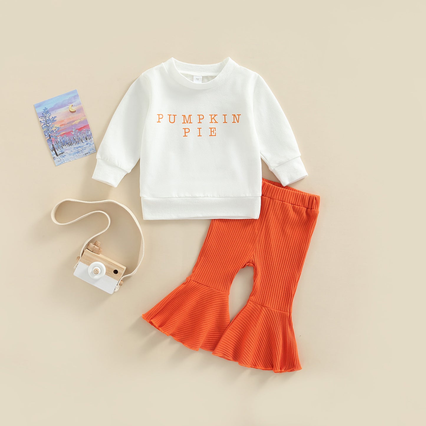 Vêtements pour enfants d'Halloween Filles Blanc Simple Imprimé