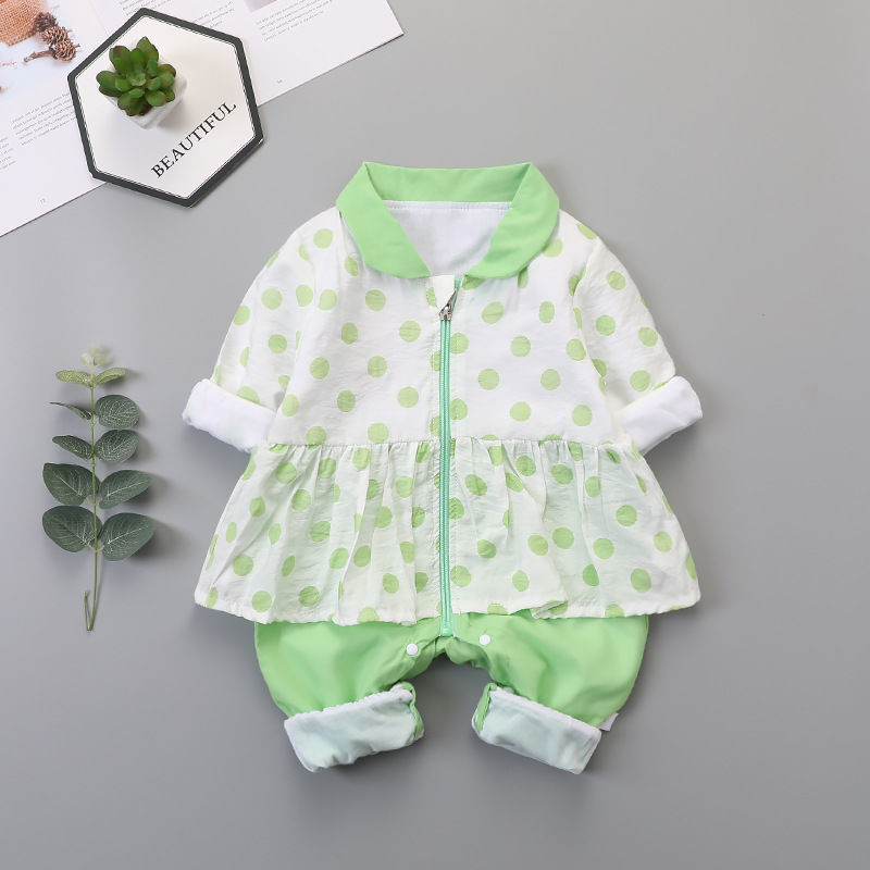 Combinaison bébé printemps et automne, vêtements d'extérieur Double couche