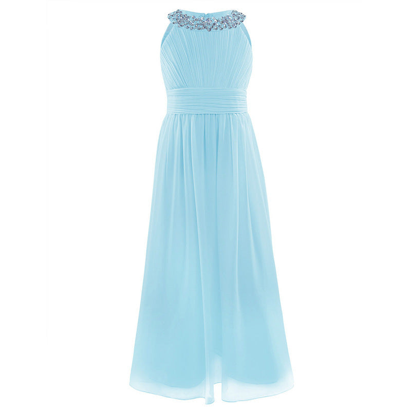 Robe d'anniversaire pour fille, tenue de princesse, concours de piano