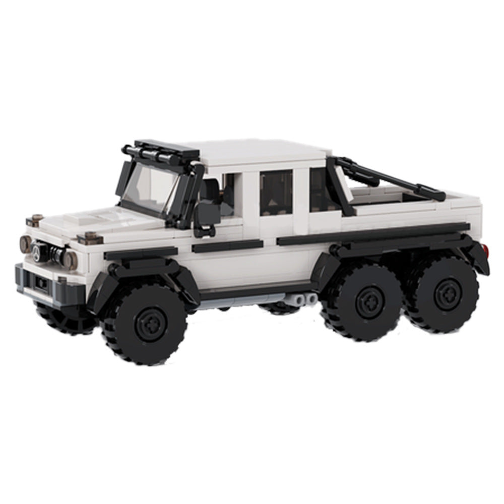 Modèle de blocs de construction de voiture Puzzle G63amg6x6