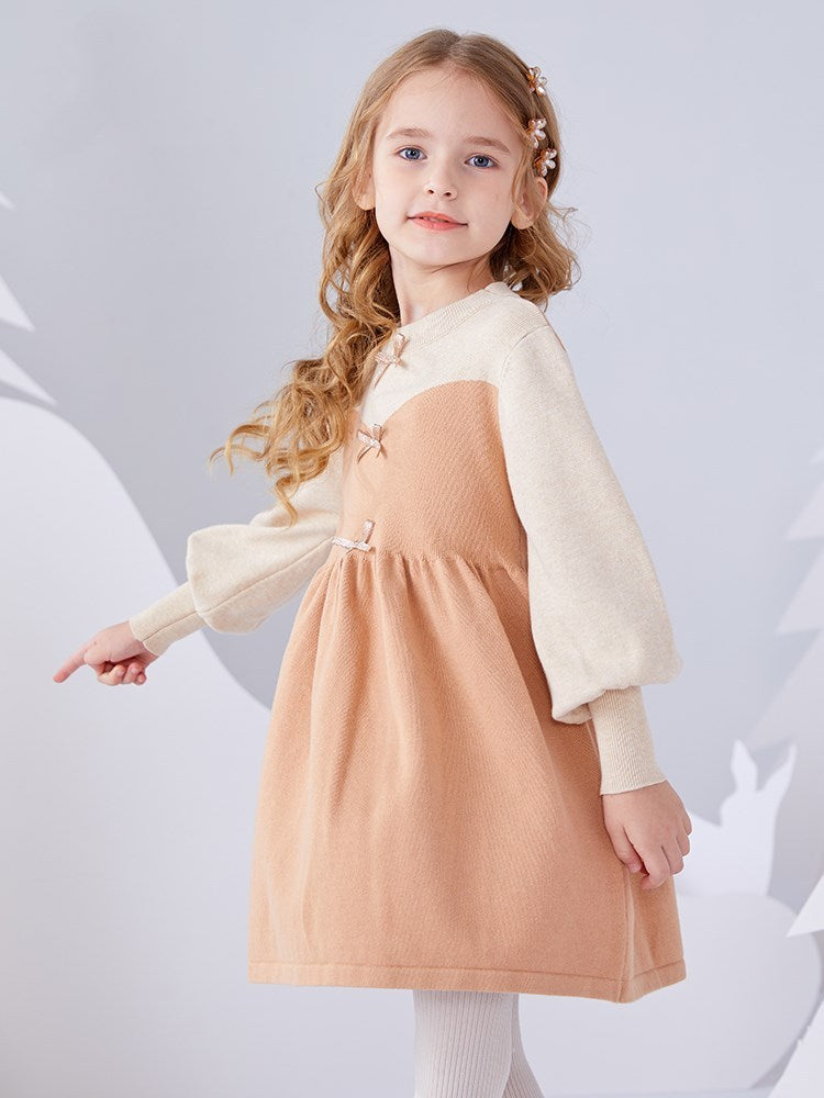 Children's western style knitted skirt