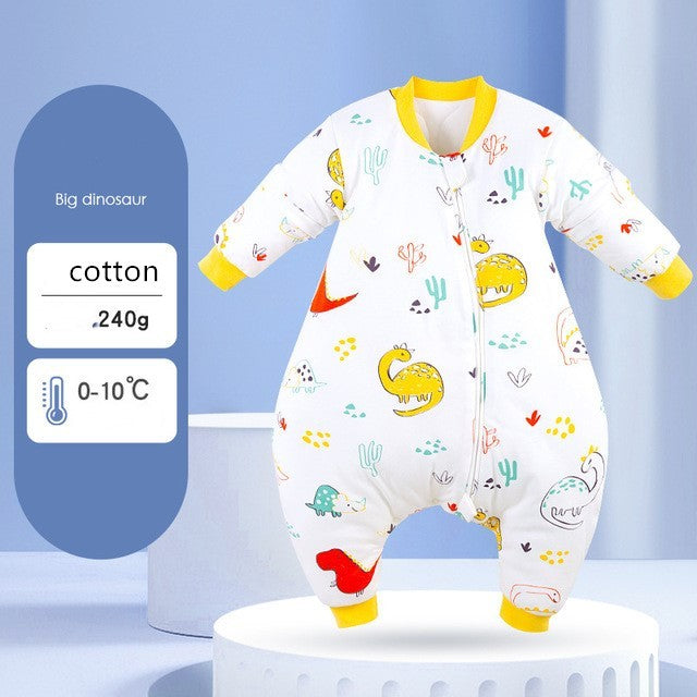 Baby autumn and winter one-piece pajamas