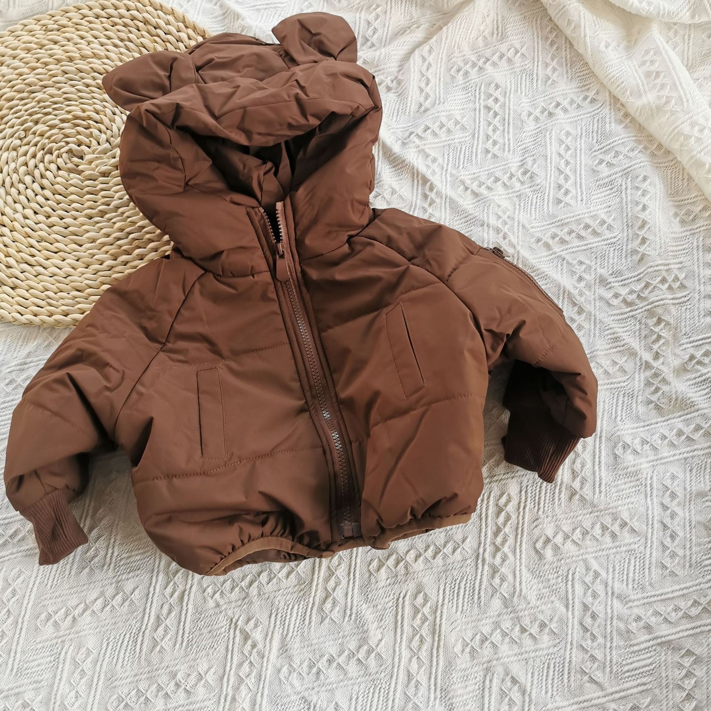 Manteau rembourré en coton épais pour hommes et femmes, pardessus pour enfants