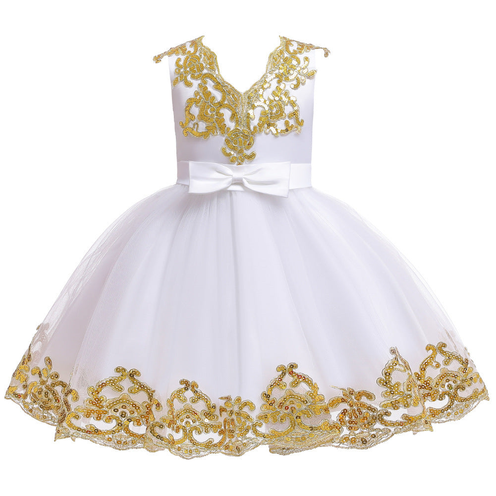 Children's Dress Princess Sequins Tulle Tutu Skirt