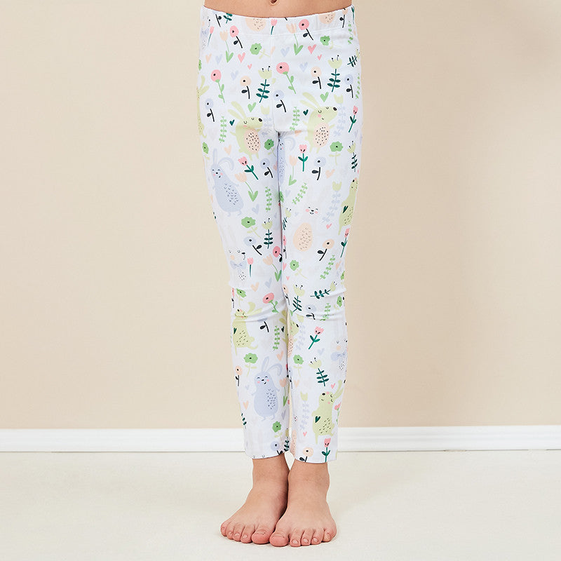 Cartoon printed trousers yoga wear