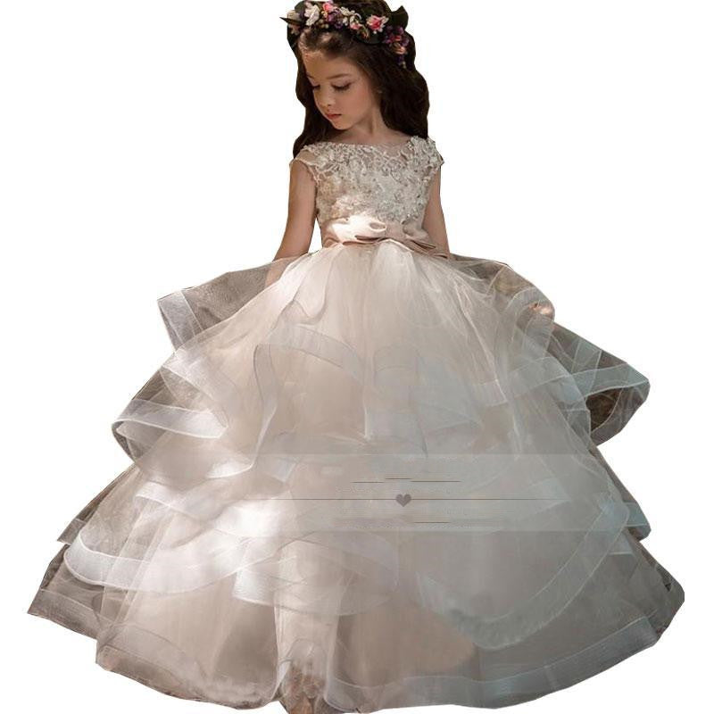 Robe de princesse longue pour spectacle de piano pour enfants