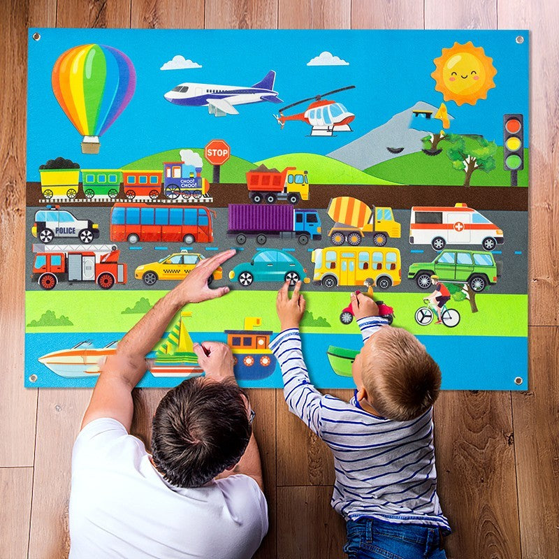 Planche occupée en feutre, puzzle pour enfants, jouets scientifiques et éducatifs