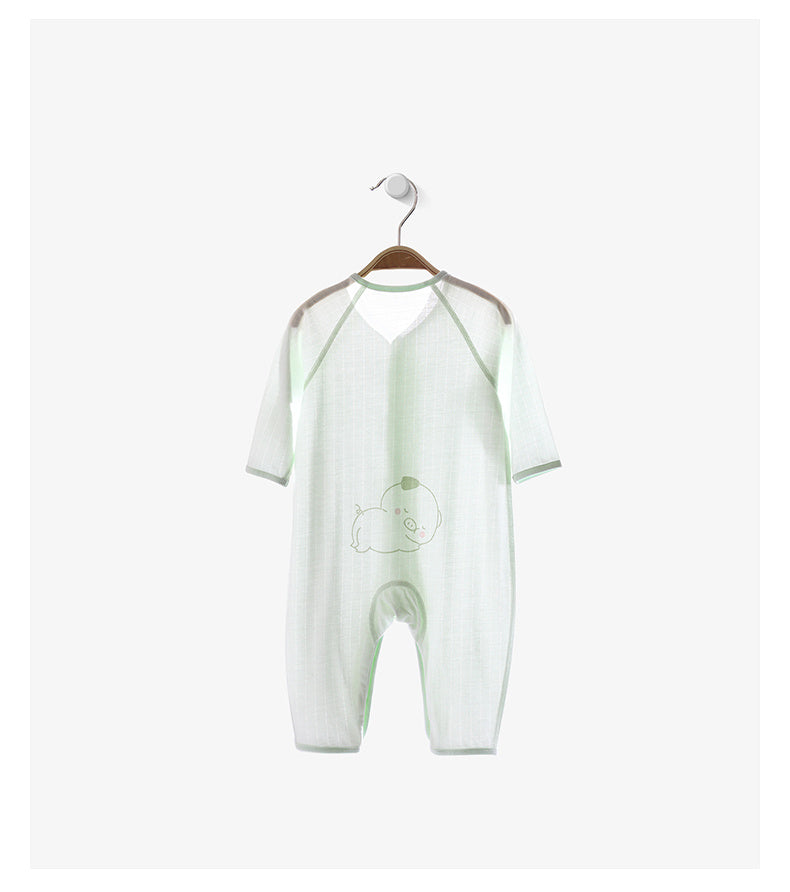 Baby bamboo fiber pajamas