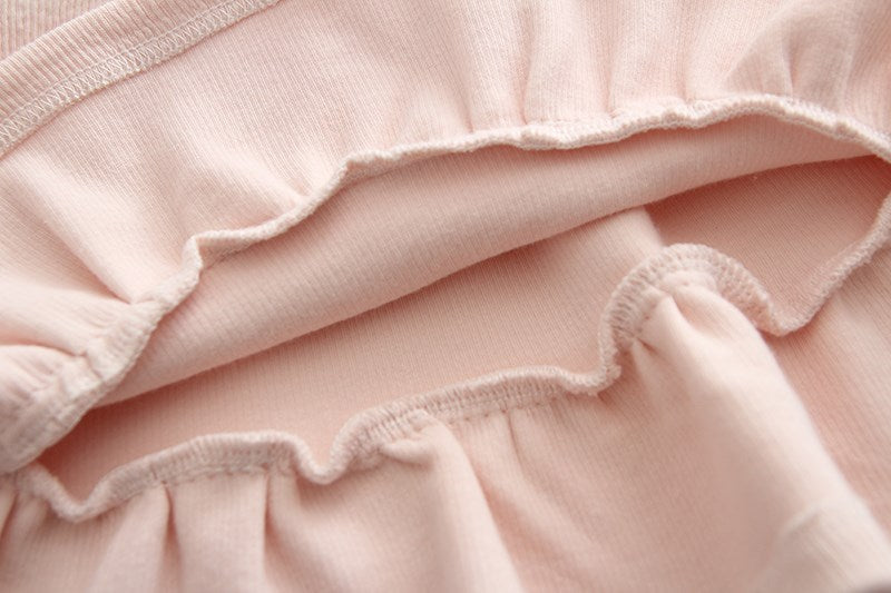 Robe de printemps à manches longues pour bébé, couleur unie