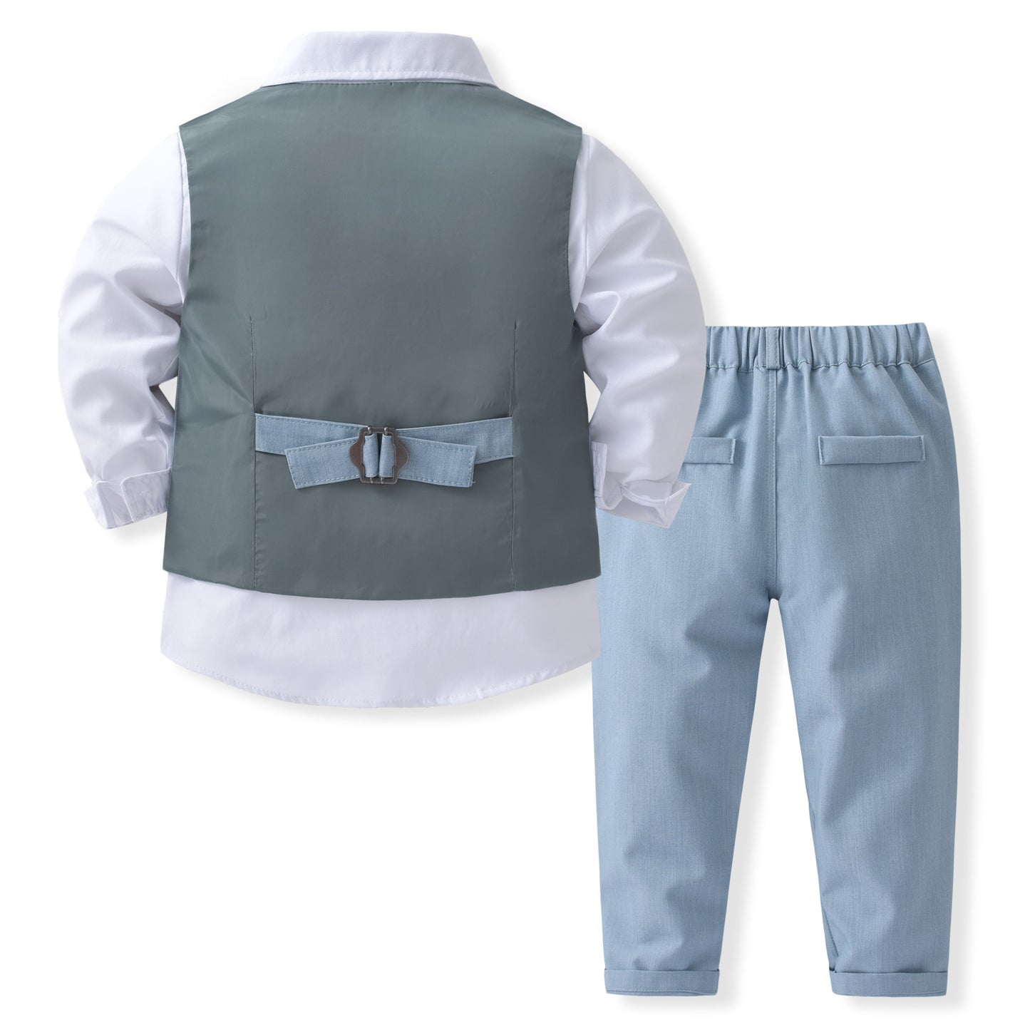 Baby Banquet Party Gentleman Collar Vest Set